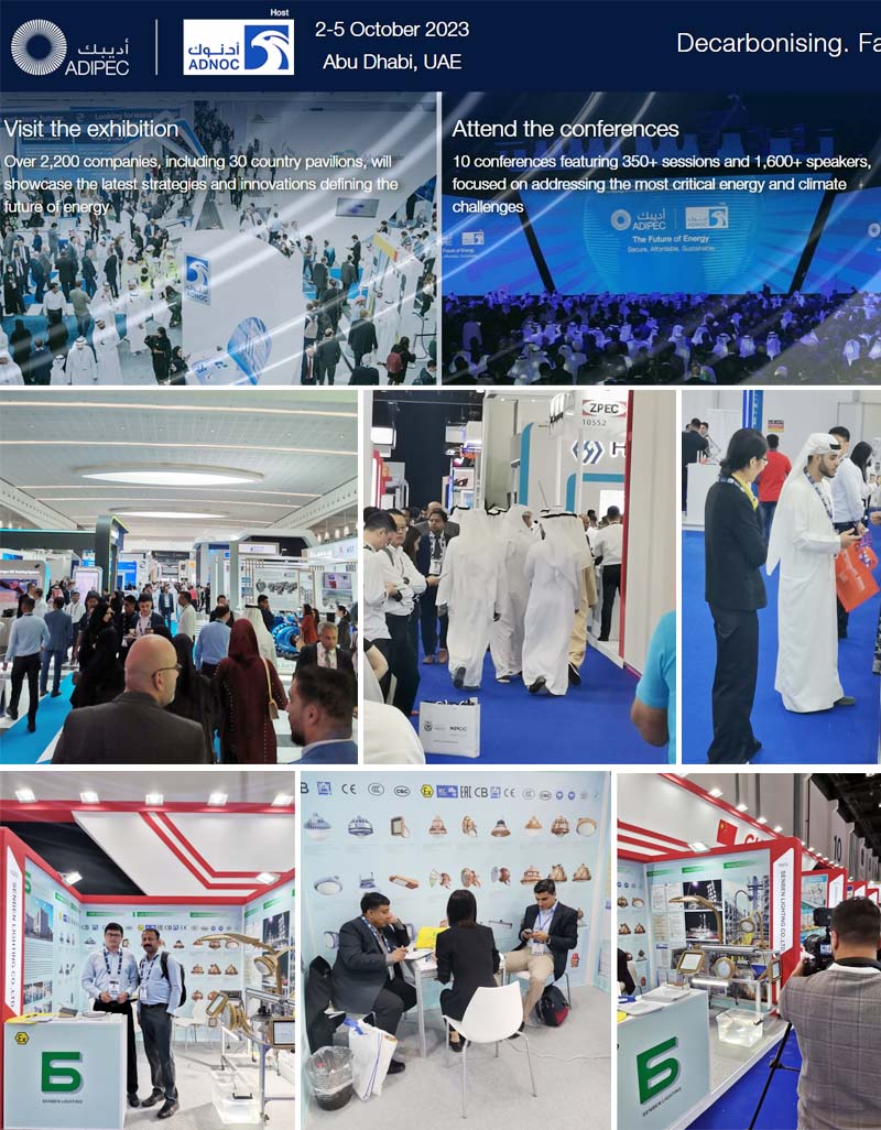 Senben na ADIPEC 2023, Abu Dhabi, Emirados Árabes Unidos